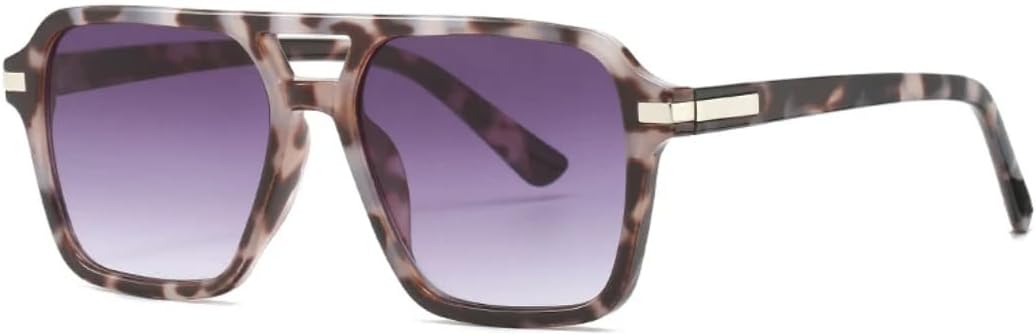 Роскошные солнцезащитные очки большого размера для женщин и мужчин в винтажном панк-стиле, с крупной оправой и двойной перемычкой (леопардовый серый) TVTBBVV, Leopard Gray
Роскошные солнцезащитные очки большого размера для женщин и мужчин в винтажном панк-стиле, с крупной оправой и двойной перемычкой (леопардовый серый) TVTBBVV, Leopard Gray