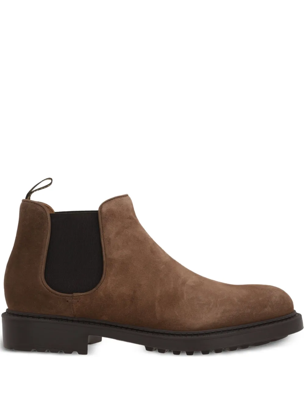 Замшевые ботинки с эластичными вставками Doucal's, коричневый
Замшевые ботинки с эластичными вставками Doucal's, коричневый