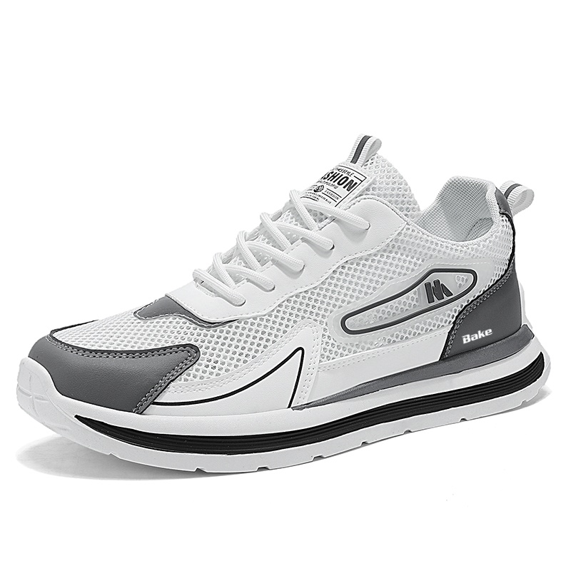 Нескользящие, износостойкие, дышащие низкие кроссовки на массивной подошве для мужчин BAKE, White
Нескользящие, износостойкие, дышащие низкие кроссовки на массивной подошве для мужчин BAKE, White