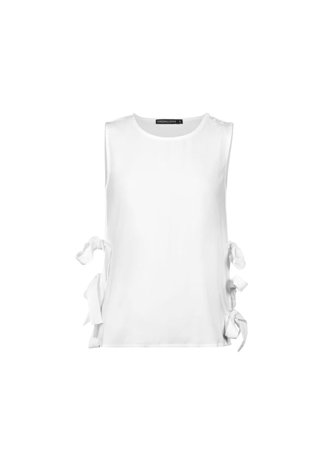 Блузка с короткими рукавами Liana с великолепными завязками по бокам Freshlions, белый
Блузка с короткими рукавами Liana с великолепными завязками по бокам Freshlions, белый