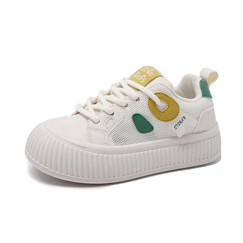 Дышащие низкие повседневные кроссовки для подростков FIRS Kids, желтый 
Дышащие низкие повседневные кроссовки для подростков FIRS Kids, желтый