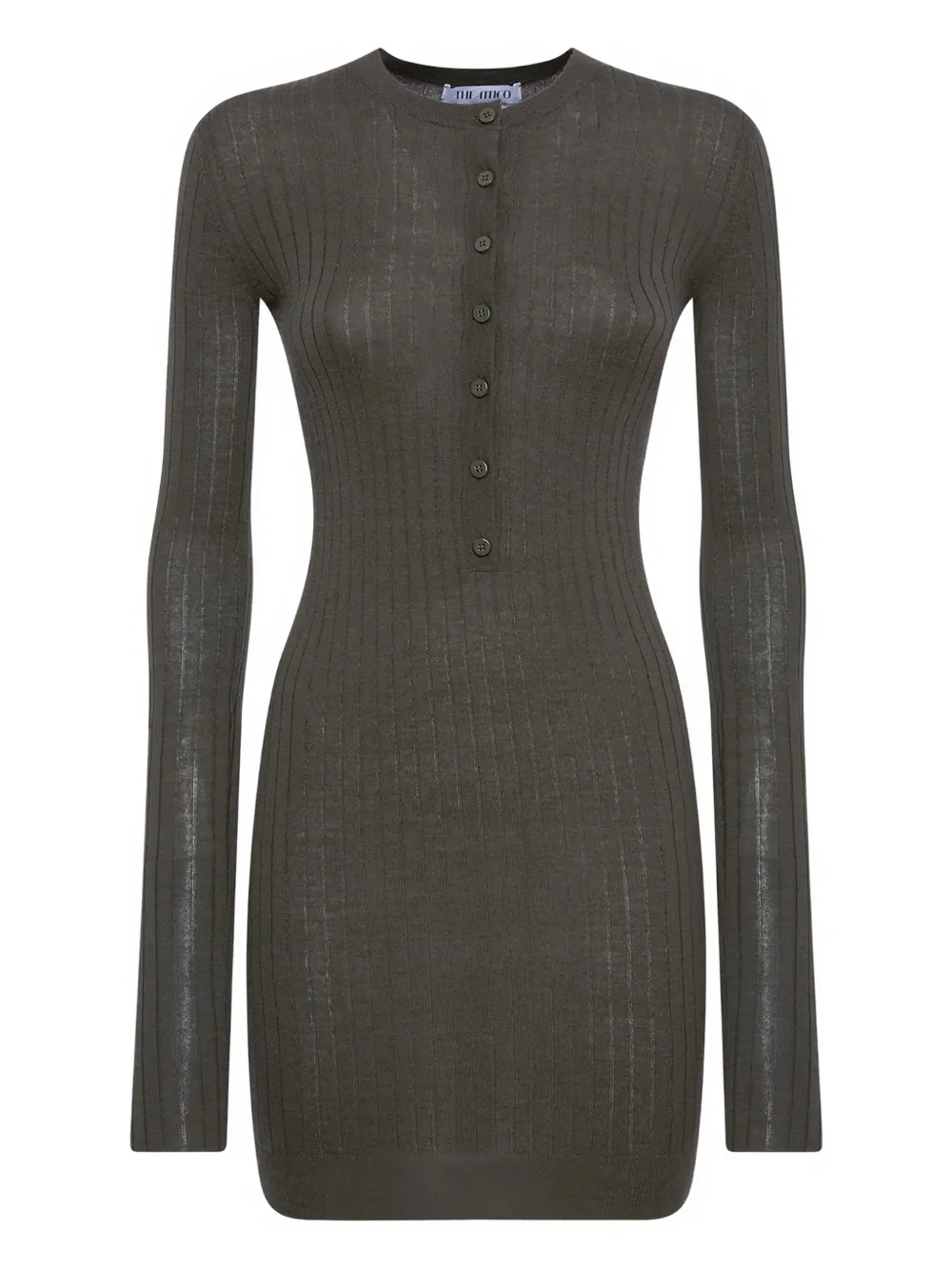 Мини-платье на пуговицах The Attico, зеленый
Мини-платье на пуговицах The Attico, зеленый