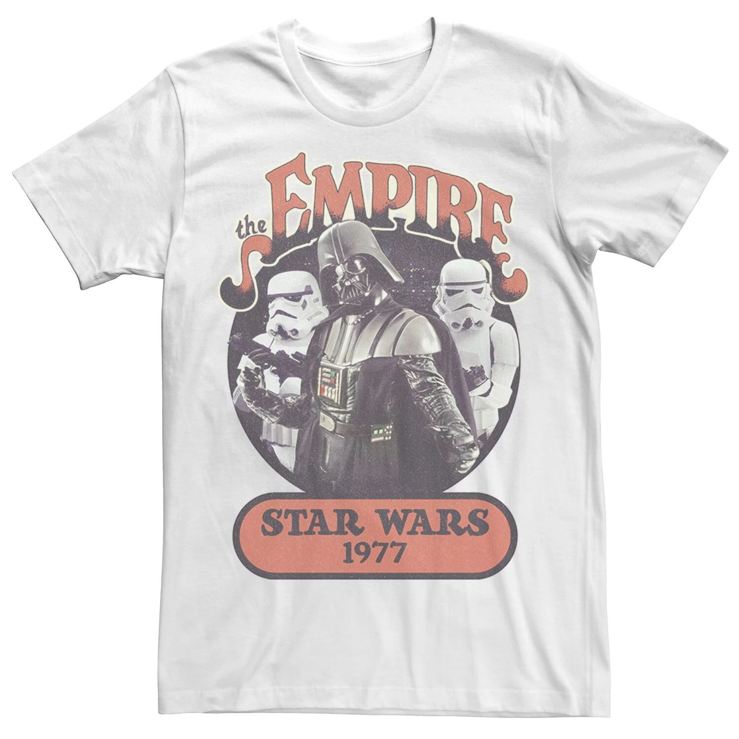 Мужская футболка Empire Vintage 1977 с графическим рисунком Star Wars
Мужская футболка Empire Vintage 1977 с графическим рисунком Star Wars