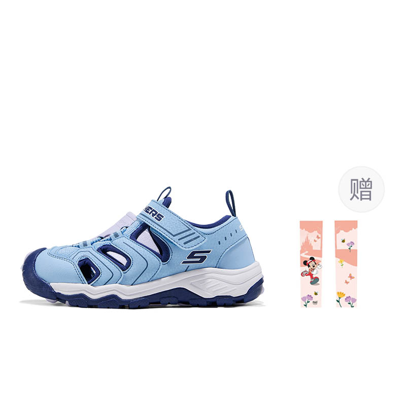 Skechers Kids Скользостойкая, износостойкая, дышащая сандалия Light Blue Kids'
Skechers Kids Скользостойкая, износостойкая, дышащая сандалия Light Blue Kids'
