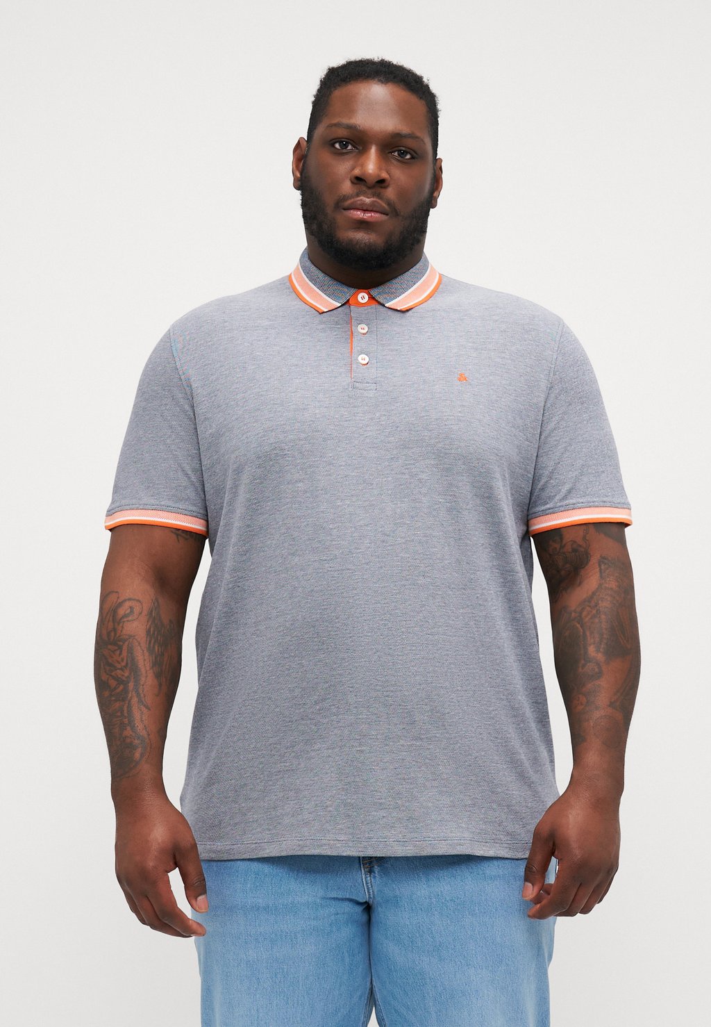 Рубашка поло JJEPAULOS Jack & Jones, темно-синий 
Рубашка поло JJEPAULOS Jack & Jones, темно-синий