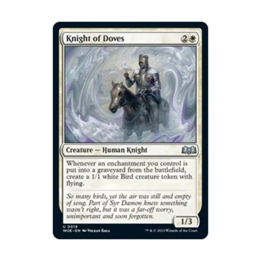 CCG Рыцарь Голубей (U), MTG - Wilds of Eldraine
CCG Рыцарь Голубей (U), MTG - Wilds of Eldraine