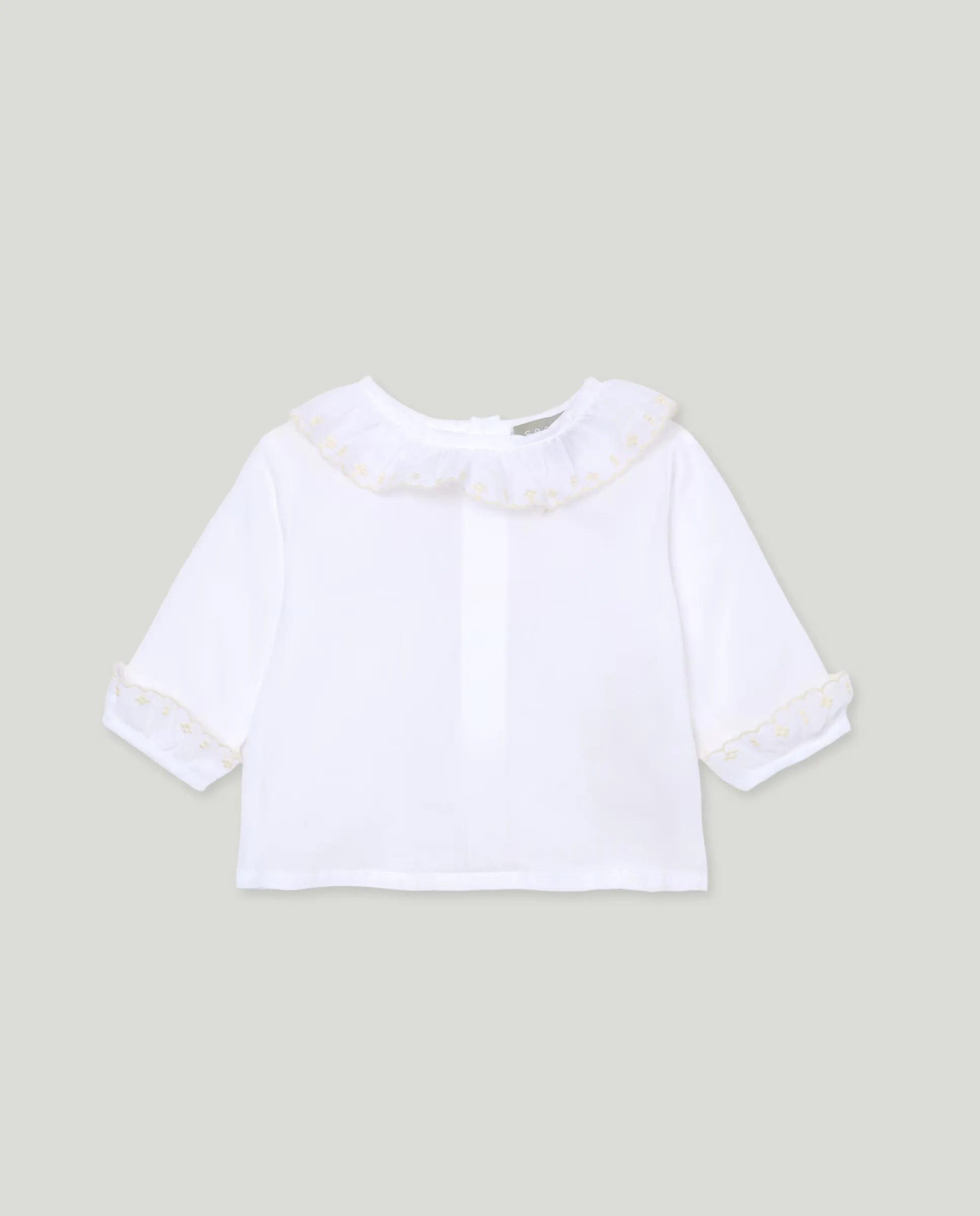 Детская базовая рубашка с длинным рукавом и кружевной отделкой Coconut El Corte Inglés, белый
Детская базовая рубашка с длинным рукавом и кружевной отделкой Coconut El Corte Inglés, белый