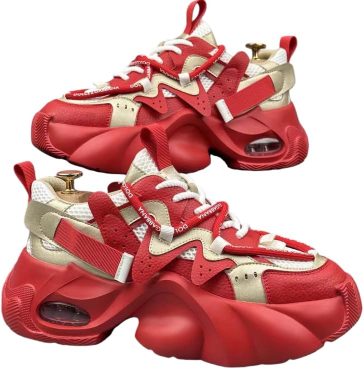 Дышащие кроссовки Hhhchpm, дышащие мужские повседневные кроссовки на шнуровке, Нескользящие и прочные для активного отдыха, комфортная посадка с эластичной застежкой, красный
Дышащие кроссовки Hhhchpm, дышащие мужские повседневные кроссовки на шнуровке, Нескользящие и прочные для активного отдыха, комфортная посадка с эластичной застежкой, красный