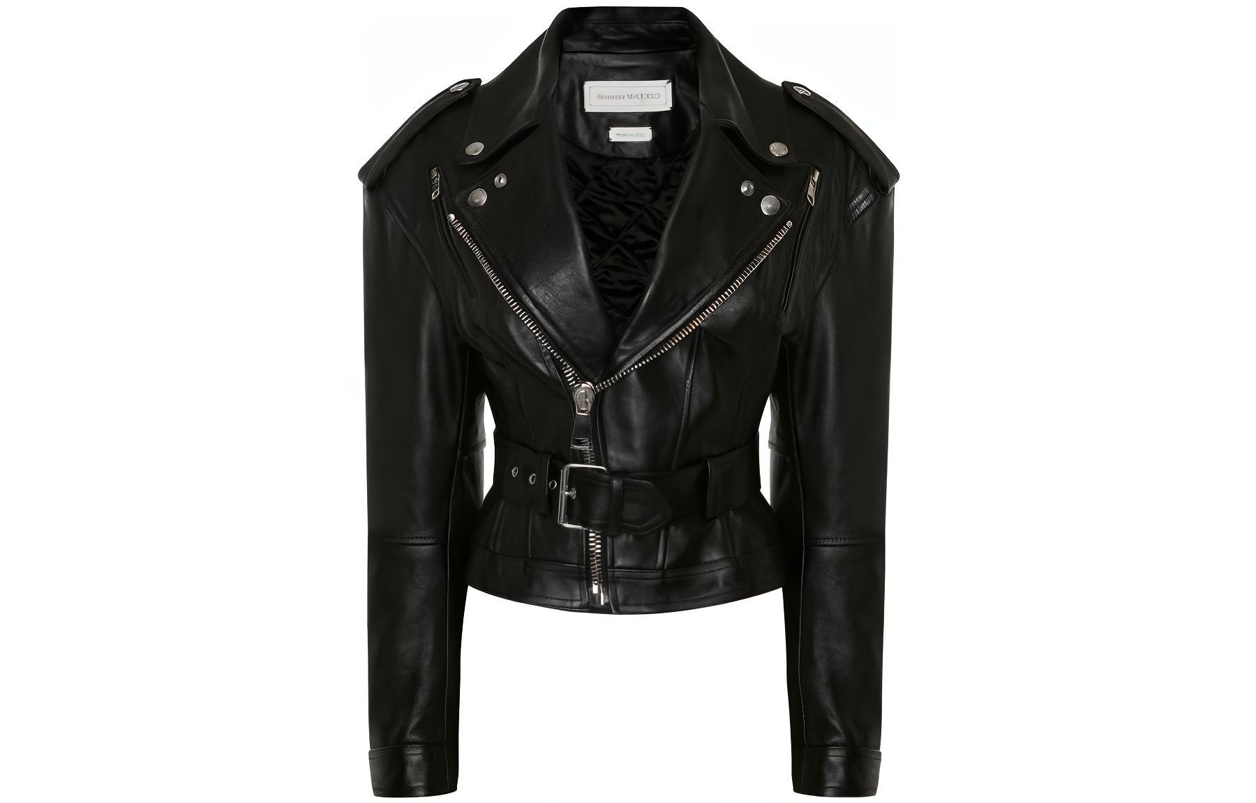 Alexander McQueen Куртка SS23 женская черная, Black
Alexander McQueen Куртка SS23 женская черная, Black