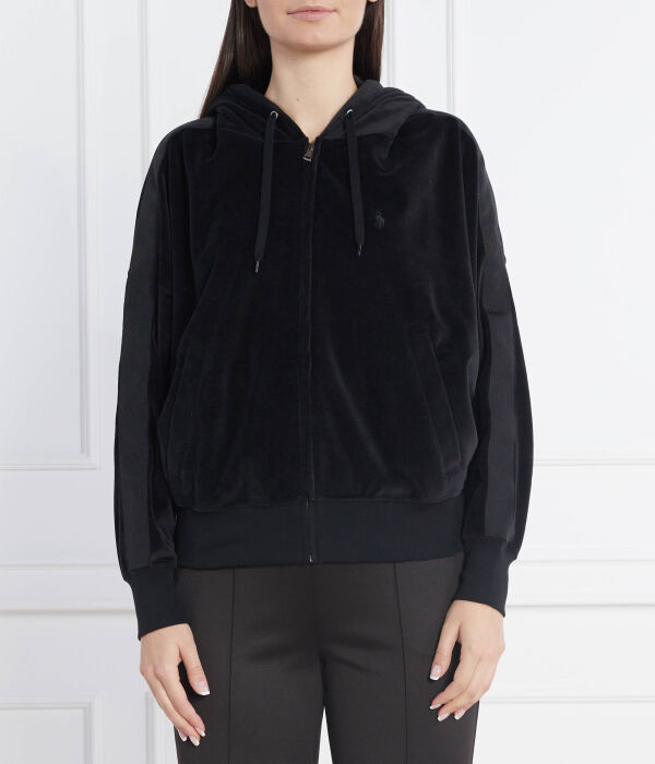 Толстовка женская Polo Ralph Lauren велюровая на молнии, черный
Толстовка женская Polo Ralph Lauren велюровая на молнии, черный