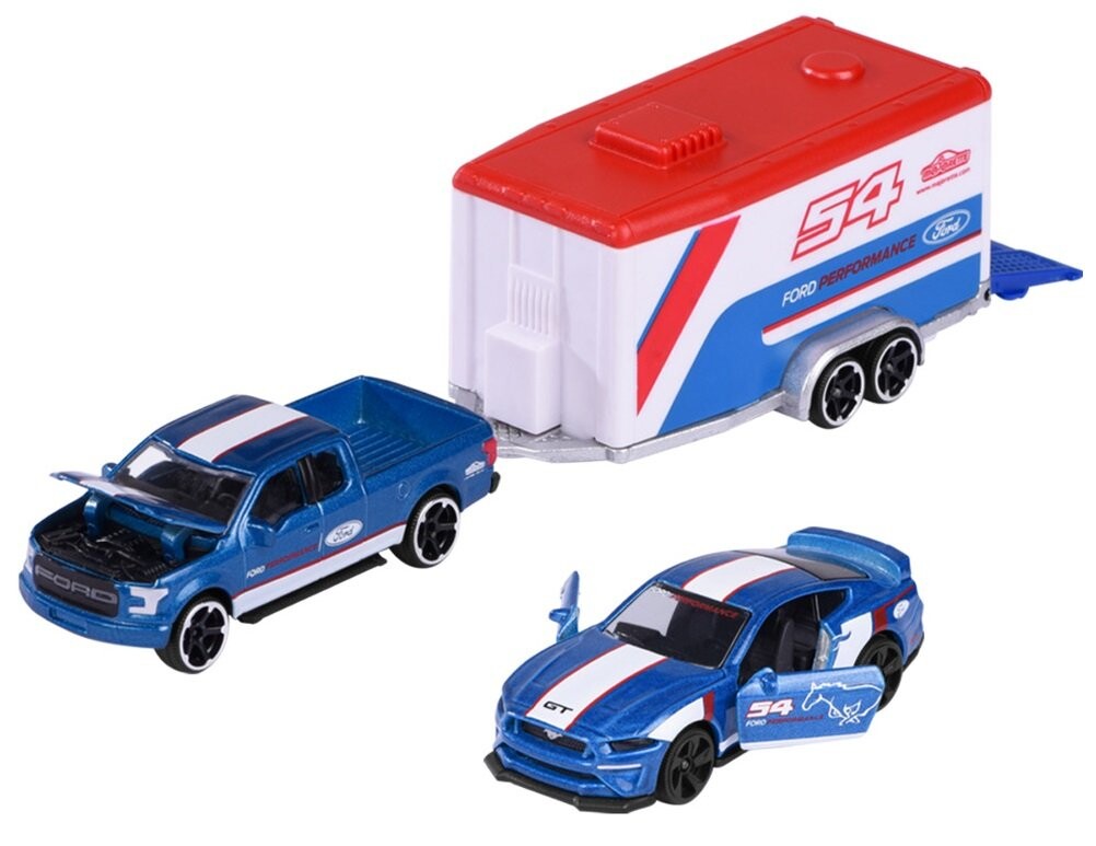 Набор Majorette 2 Комплекта Ford F-150 Raptor + Ford Mustang Gt Масштаб 1:64
Набор Majorette 2 Комплекта Ford F-150 Raptor + Ford Mustang Gt Масштаб 1:64