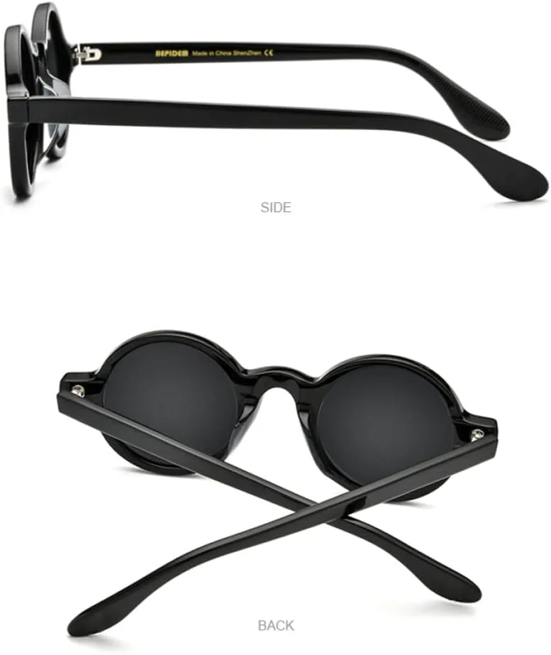 Винтажные поляризованные солнцезащитные очки из ацетата для мужчин, прозрачные круглые солнцезащитные очки для женщин, ретро-очки MTZJH, Black Gray Small
Винтажные поляризованные солнцезащитные очки из ацетата для мужчин, прозрачные круглые солнцезащитные очки для женщин, ретро-очки MTZJH, Black Gray Small