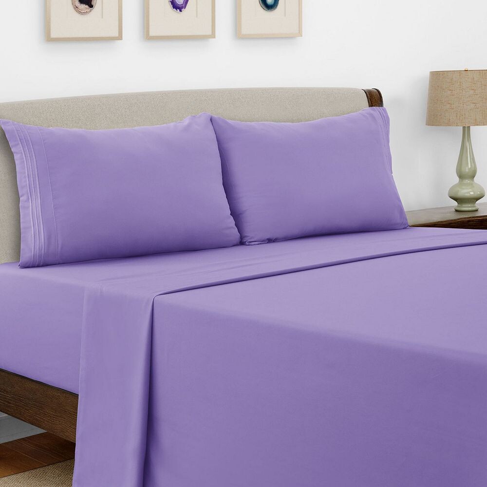Коллекция Lux Decor, 4 шт., однотонные простыни, роскошные простыни с глубокими карманами и наволочками с вышивкой LDC Lux Decor Collection, цвет Levender
Коллекция Lux Decor, 4 шт., однотонные простыни, роскошные простыни с глубокими карманами и наволочками с вышивкой LDC Lux Decor Collection, цвет Levender