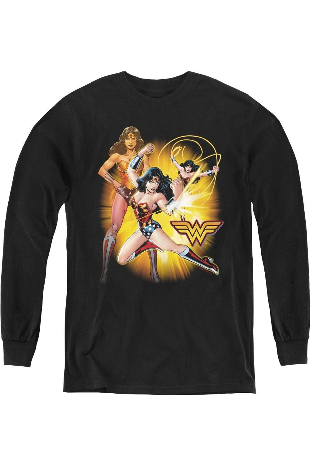 Футболка с длинным рукавом для девочек Wonder Woman из Лиги Справедливости Америки Gildan, черный
Футболка с длинным рукавом для девочек Wonder Woman из Лиги Справедливости Америки Gildan, черный