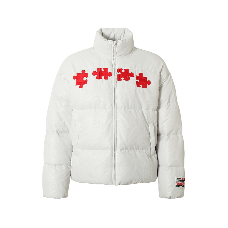 YADcrew Унисекс пуховик, White 
YADcrew Унисекс пуховик, White