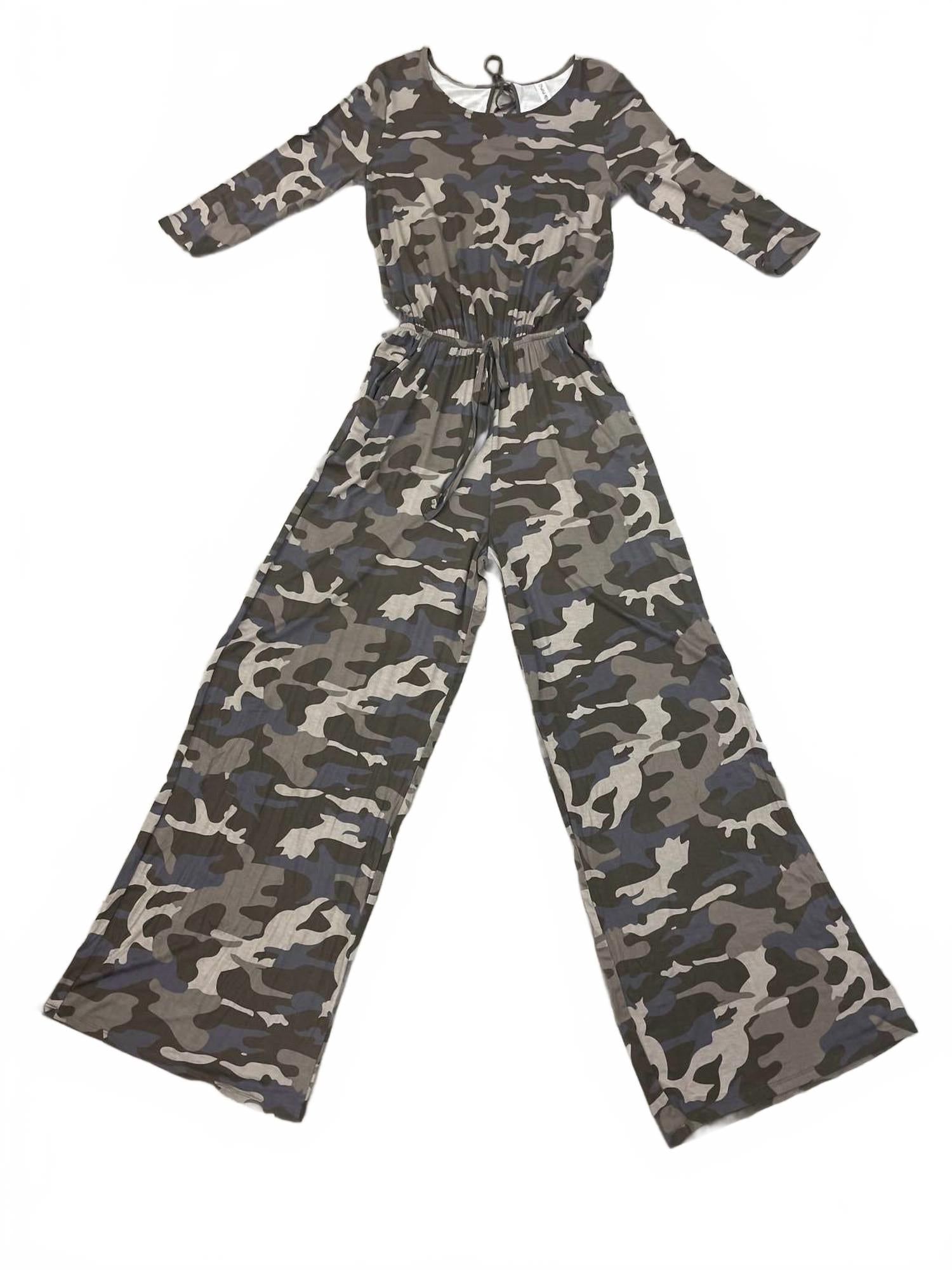 Женский камуфляжный комбинезон Multi ZENANA 
Женский камуфляжный комбинезон Multi ZENANA