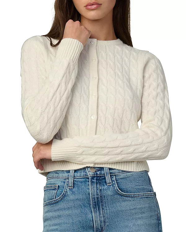 Кашемировый кардиган Cable Dani Joe'S Jeans, белый
Кашемировый кардиган Cable Dani Joe'S Jeans, белый