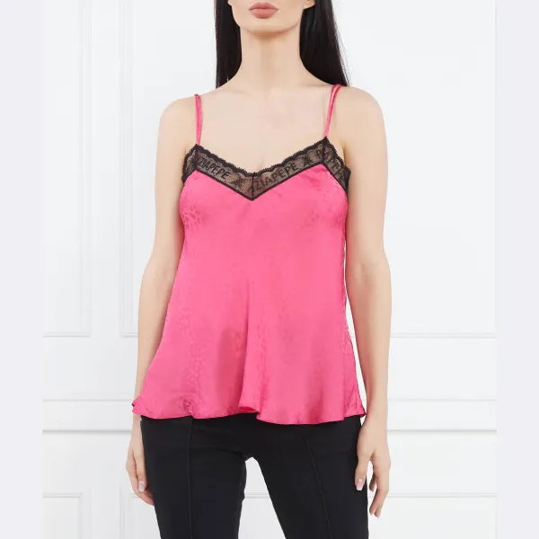 Топ стандартного кроя Patrizia Pepe, розовый
Топ стандартного кроя Patrizia Pepe, розовый