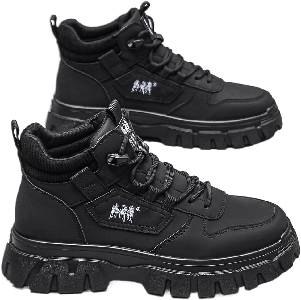 Дышащие нескользящие походные ботинки для мужчин- идеальны для прогулок на природе, альпинизма и зимних активностей Dikermoon, черный
Дышащие нескользящие походные ботинки для мужчин- идеальны для прогулок на природе, альпинизма и зимних активностей Dikermoon, черный