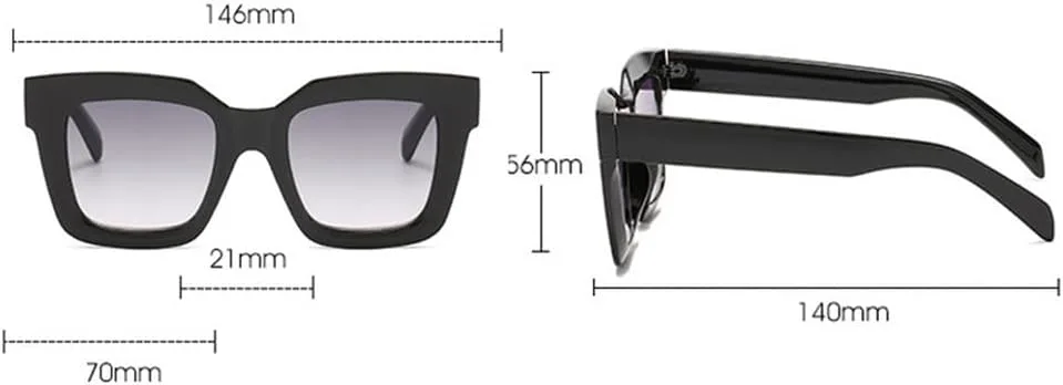 Женские солнцезащитные очки в винтажном стиле, большая оправа, градиентные солнцезащитные очки, пластиковые очки для женщин, защита от ультрафиолета UV400 LANGSER, 2
Женские солнцезащитные очки в винтажном стиле, большая оправа, градиентные солнцезащитные очки, пластиковые очки для женщин, защита от ультрафиолета UV400 LANGSER, 2