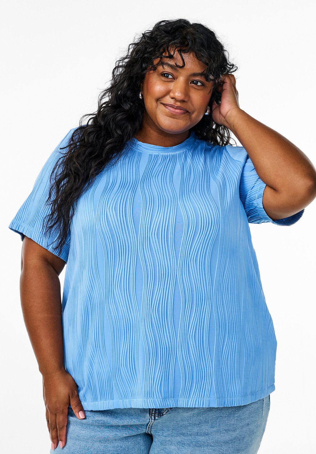 Футболка с принтом Blouse Zizzi, светло-голубой
Футболка с принтом Blouse Zizzi, светло-голубой