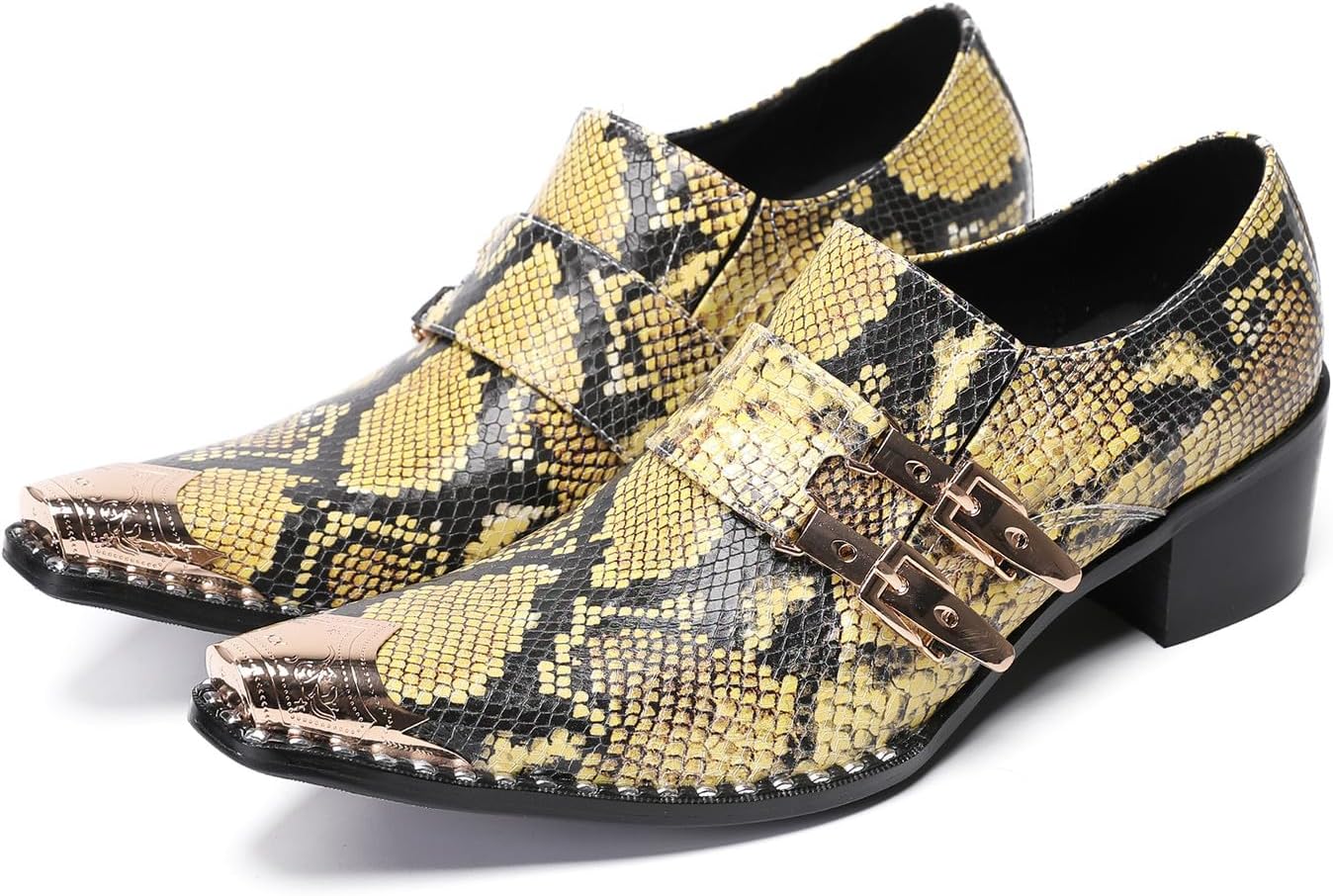 Мужские слипоны Santimon - повседневные и вечерние лоферы из натуральной кожи с рептилией, монаховые мокасины с металлическим носком для бара, диско, вечеринок и бального зала, желтый
Мужские слипоны Santimon - повседневные и вечерние лоферы из натуральной кожи с рептилией, монаховые мокасины с металлическим носком для бара, диско, вечеринок и бального зала, желтый