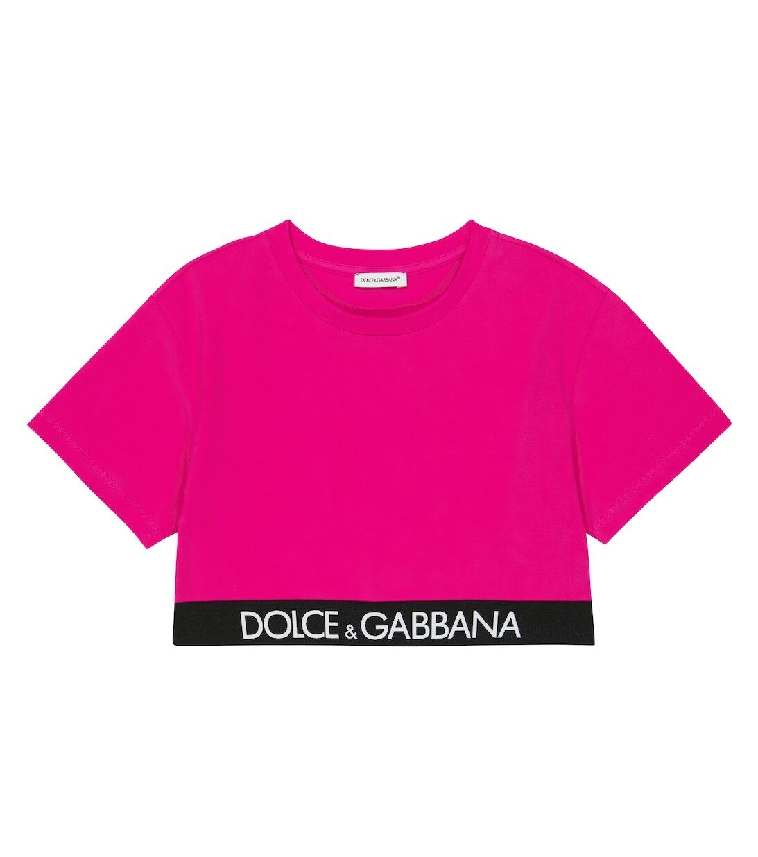 Футболка из смесового хлопка с логотипом Dolce&Gabbana, розовый
Футболка из смесового хлопка с логотипом Dolce&Gabbana, розовый