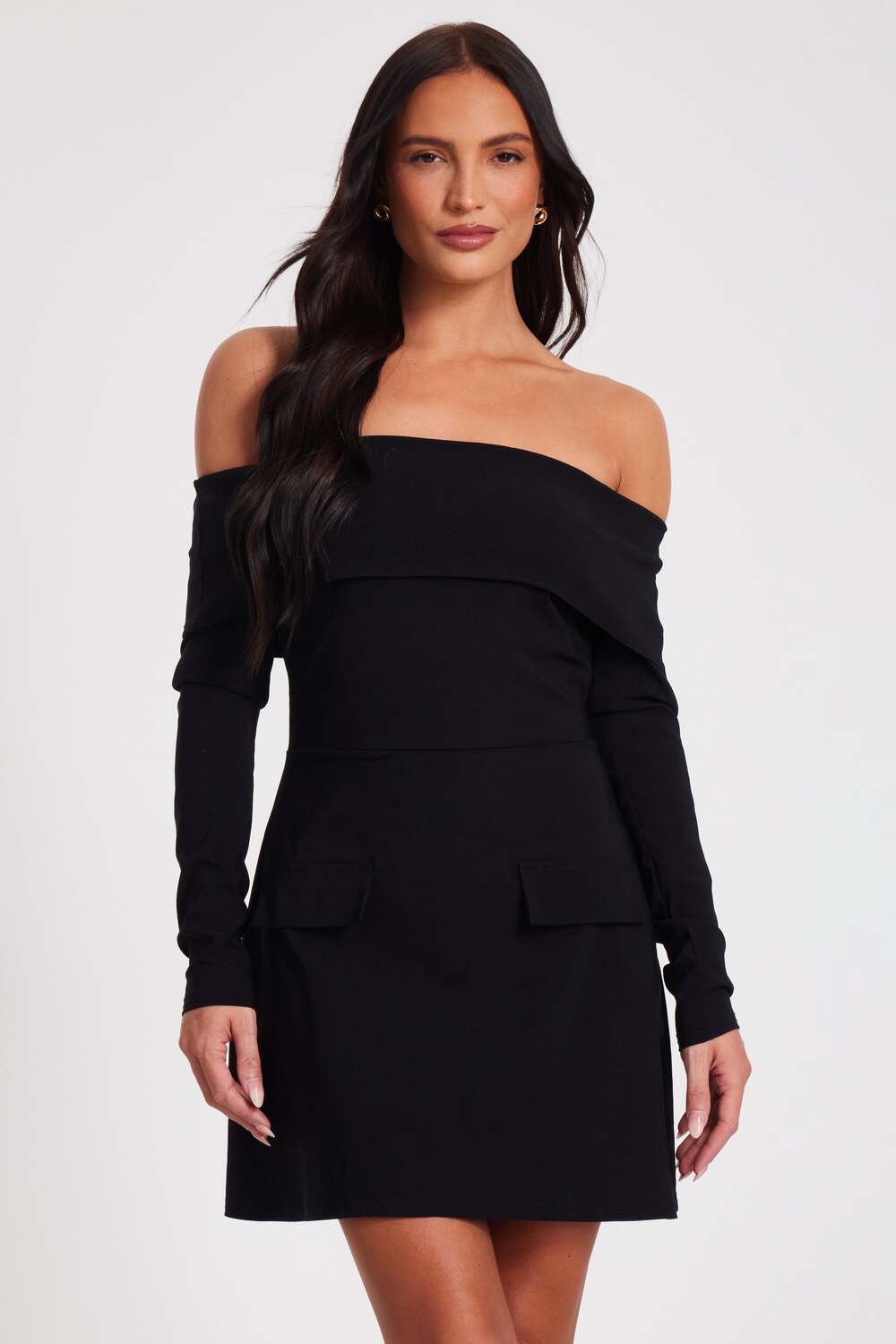 Женское длинное платье с рукавами из бенгалина Quiz, черный
Женское длинное платье с рукавами из бенгалина Quiz, черный