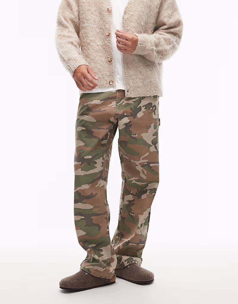 Плотницкие брюки свободного кроя Drill Chore в стираном зеленом камуфляже Vans
Плотницкие брюки свободного кроя Drill Chore в стираном зеленом камуфляже Vans