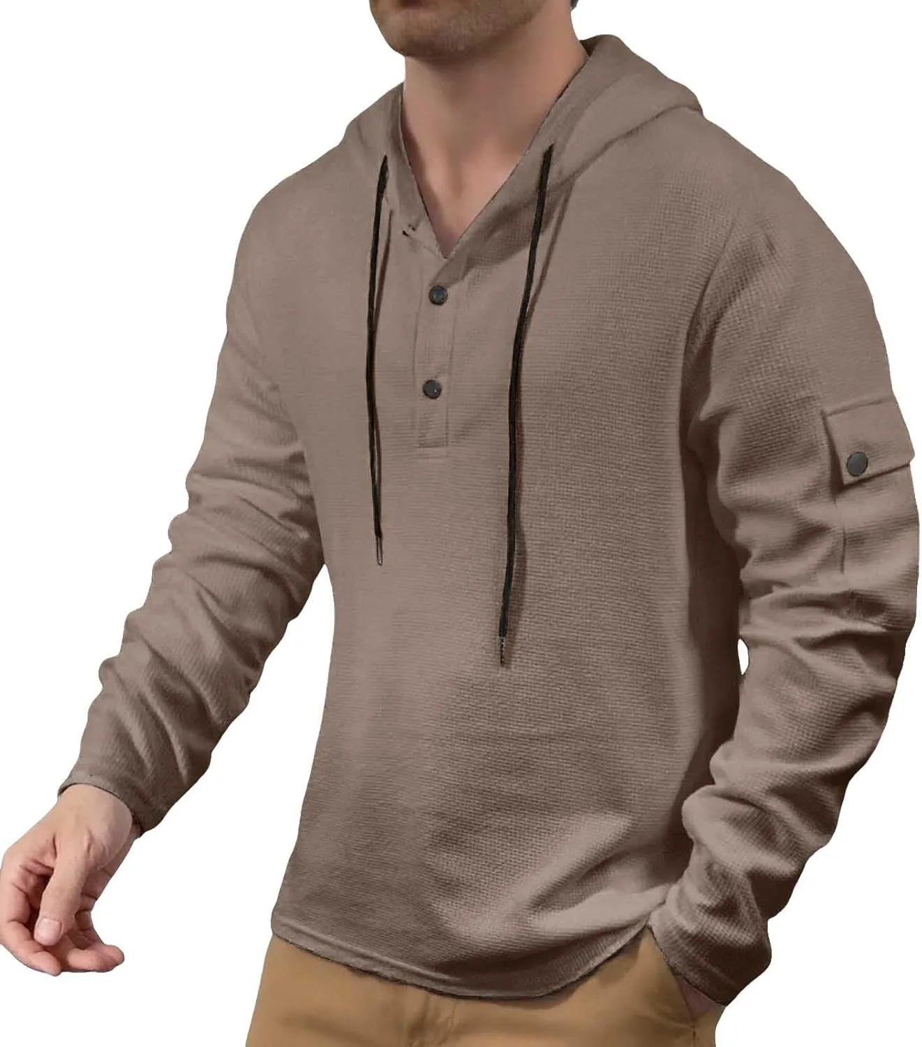 Мужской легкий худи сплошного цвета для весны и лета
Мужской легкий худи сплошного цвета для весны и лета