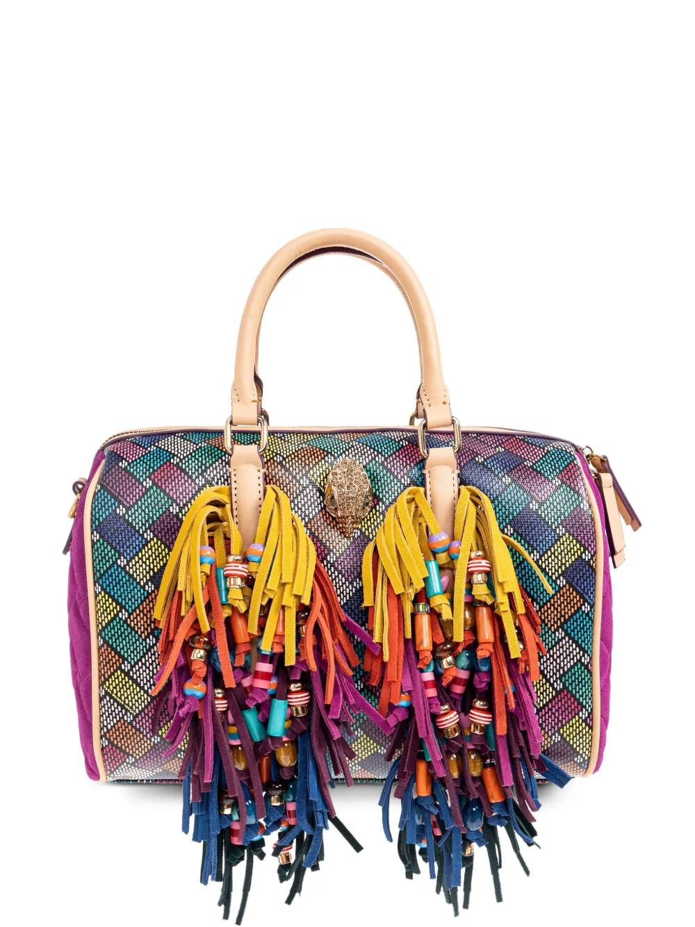 Маленькая сумка-тоут Kensington Boston с бахромой Kurt Geiger London, коричневый
Маленькая сумка-тоут Kensington Boston с бахромой Kurt Geiger London, коричневый