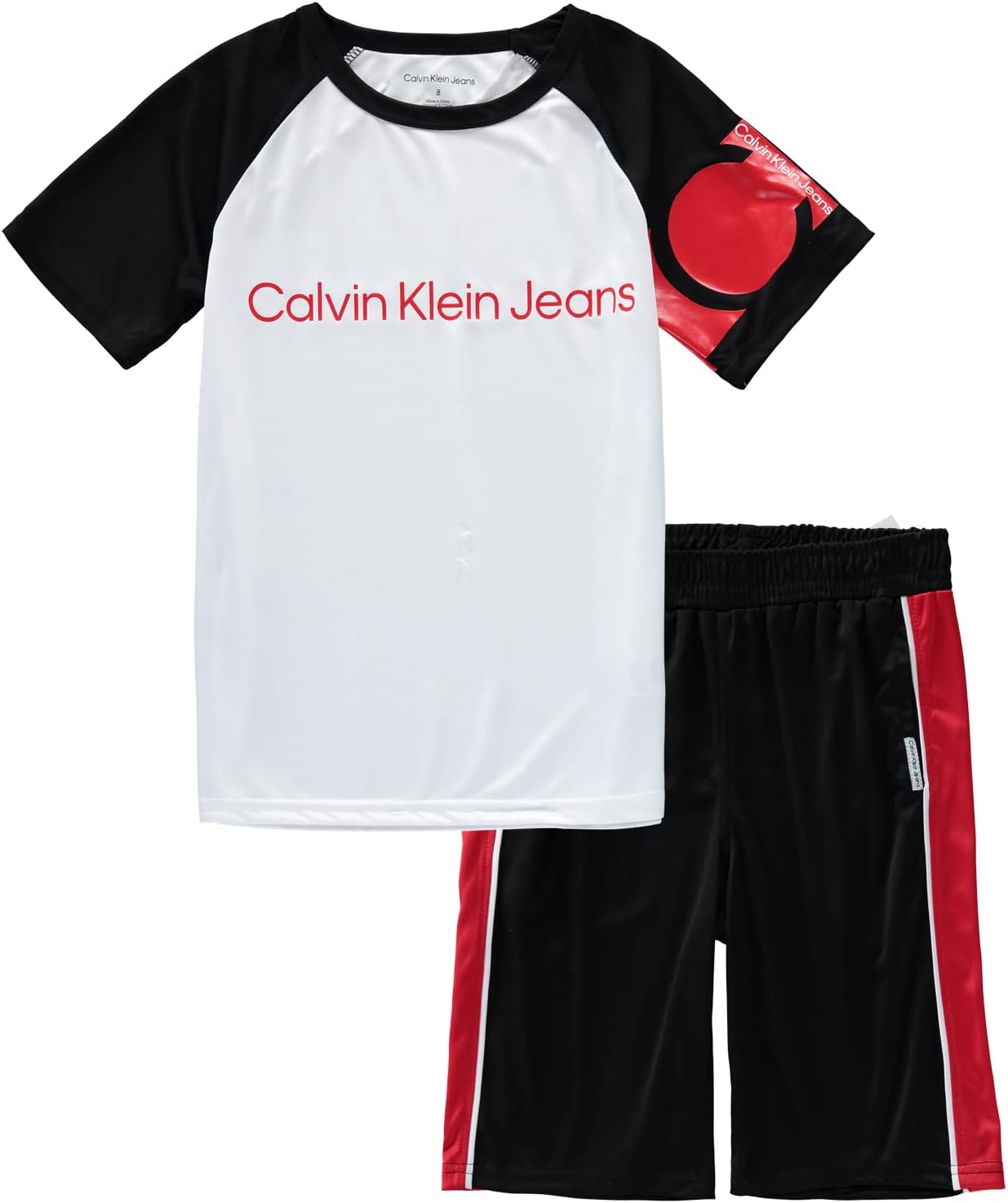 Calvin Klein boys Active, короткий рукав, Black Red White
Calvin Klein boys Active, короткий рукав, Black Red White