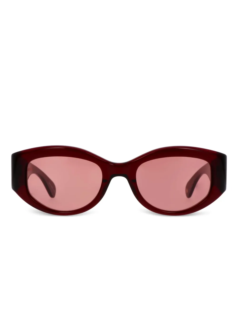 Солнцезащитные очки в овальной оправе Garrett Leight, красный
Солнцезащитные очки в овальной оправе Garrett Leight, красный