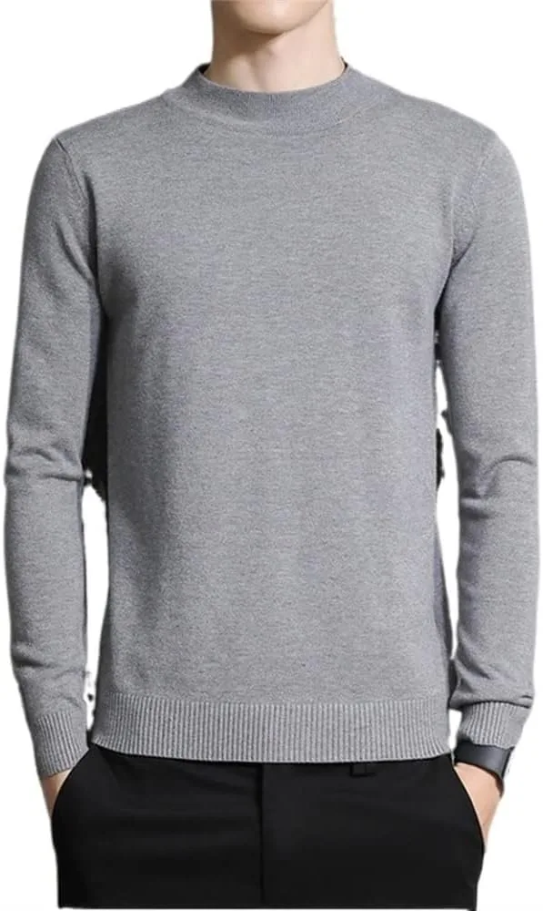 Мужской пуловер с круглым вырезом однотонный вязаный с длинным рукавом WESBR
Мужской пуловер с круглым вырезом однотонный вязаный с длинным рукавом WESBR