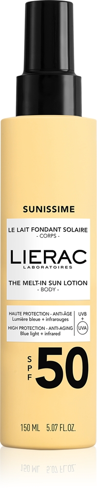 Sunissime - тающий солнцезащитный лосьон-спрей для тела с фактором защиты SPF 50 для загара Lierac, spf 50 150 мл
Sunissime - тающий солнцезащитный лосьон-спрей для тела с фактором защиты SPF 50 для загара Lierac, spf 50 150 мл