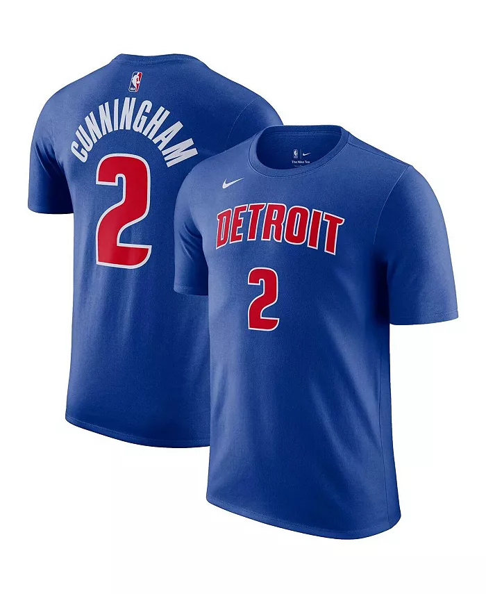 Мужская синяя футболка Detroit Pistons Icon 2022/23 с именем и номером Cade Cunningham, для занятий спортом Nike
Мужская синяя футболка Detroit Pistons Icon 2022/23 с именем и номером Cade Cunningham, для занятий спортом Nike