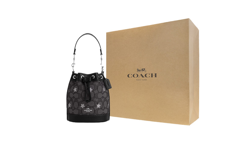 COACH Сумка ведро из кожи Демпси Ков
COACH Сумка ведро из кожи Демпси Ков