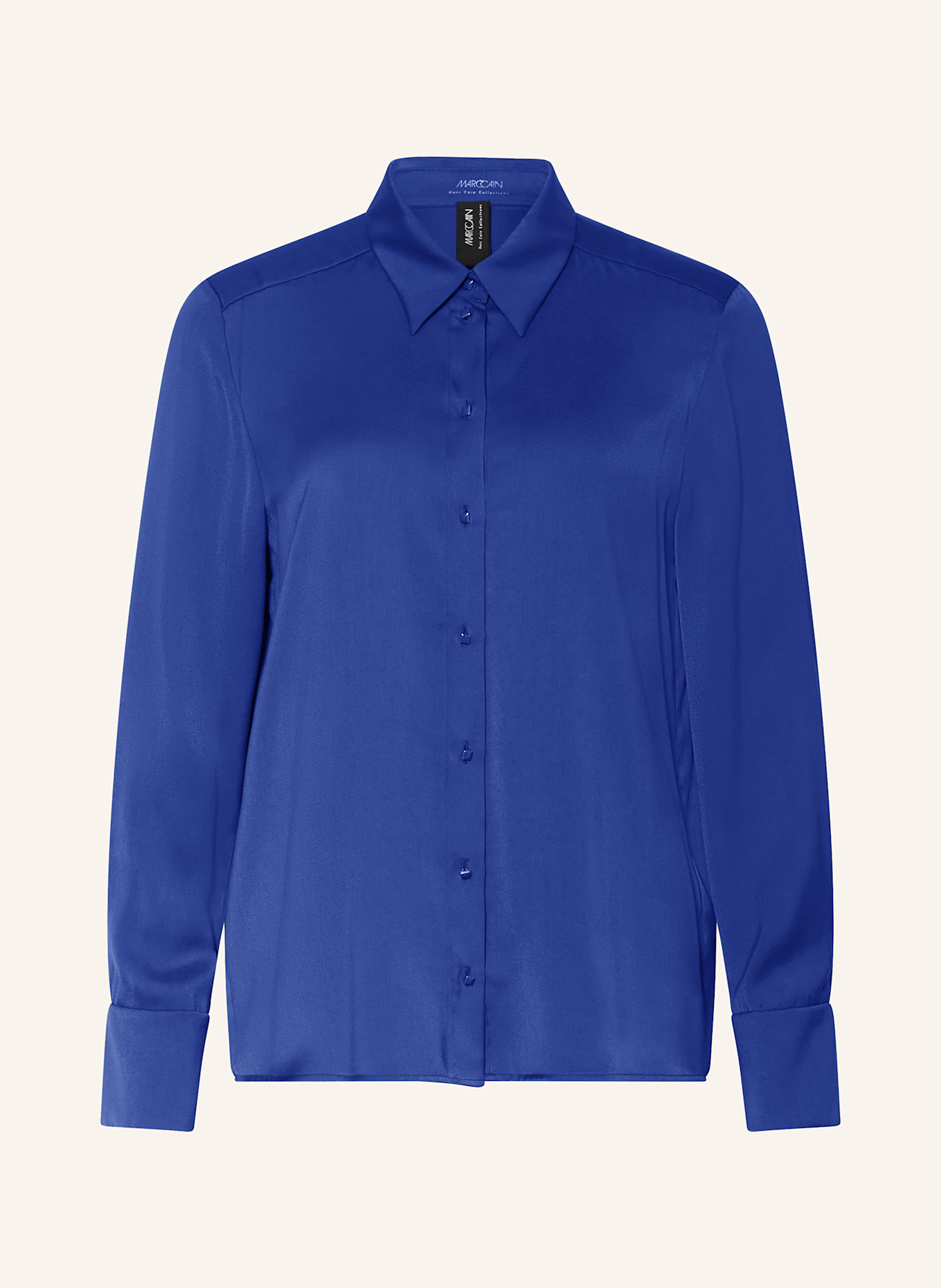 Атласная блузка-рубашка Marc Cain, синий
Атласная блузка-рубашка Marc Cain, синий