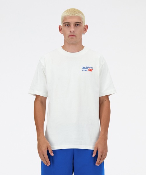 Спортивная футболка с коротким рукавом, логотип New Balance, кремовый
Спортивная футболка с коротким рукавом, логотип New Balance, кремовый