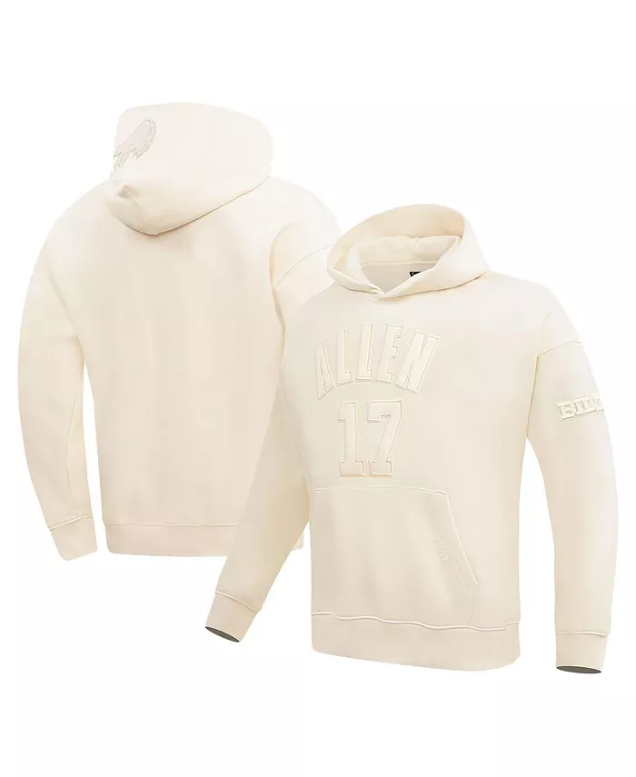 Мужская толстовка с капюшоном Buffalo Bills с именем и номером игрока Josh Allen, кремовая Pro Standard
Мужская толстовка с капюшоном Buffalo Bills с именем и номером игрока Josh Allen, кремовая Pro Standard