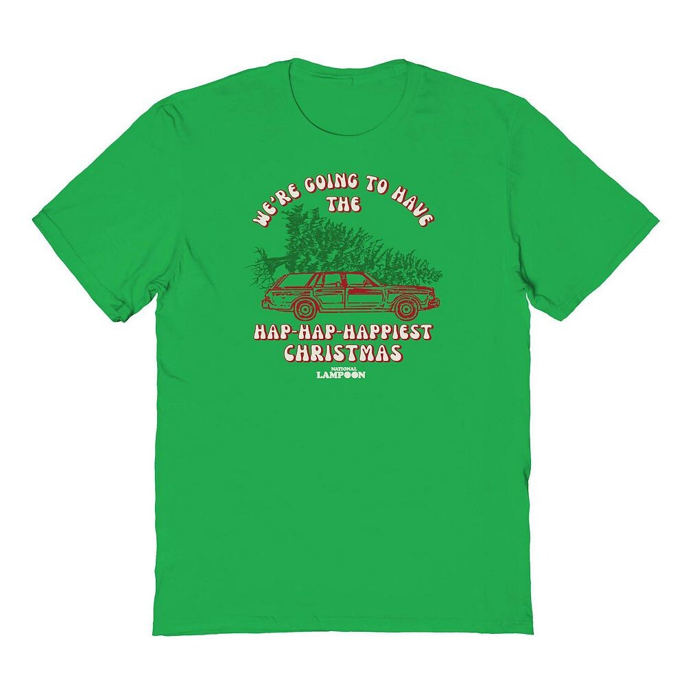 Мужская футболка с рисунком «Рождественские каникулы» National Lampoon's Happy Christmas Licensed Character, цвет Irish Green
Мужская футболка с рисунком «Рождественские каникулы» National Lampoon's Happy Christmas Licensed Character, цвет Irish Green