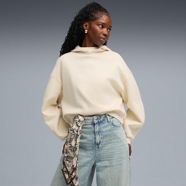 Женская толстовка с капюшоном оверсайз Puma Wardrobe Essentials, белый
Женская толстовка с капюшоном оверсайз Puma Wardrobe Essentials, белый