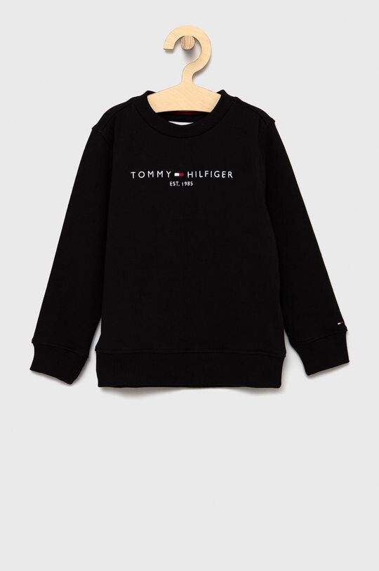 Tommy Hilfiger Детская хлопковая толстовка, черный 
Tommy Hilfiger Детская хлопковая толстовка, черный
