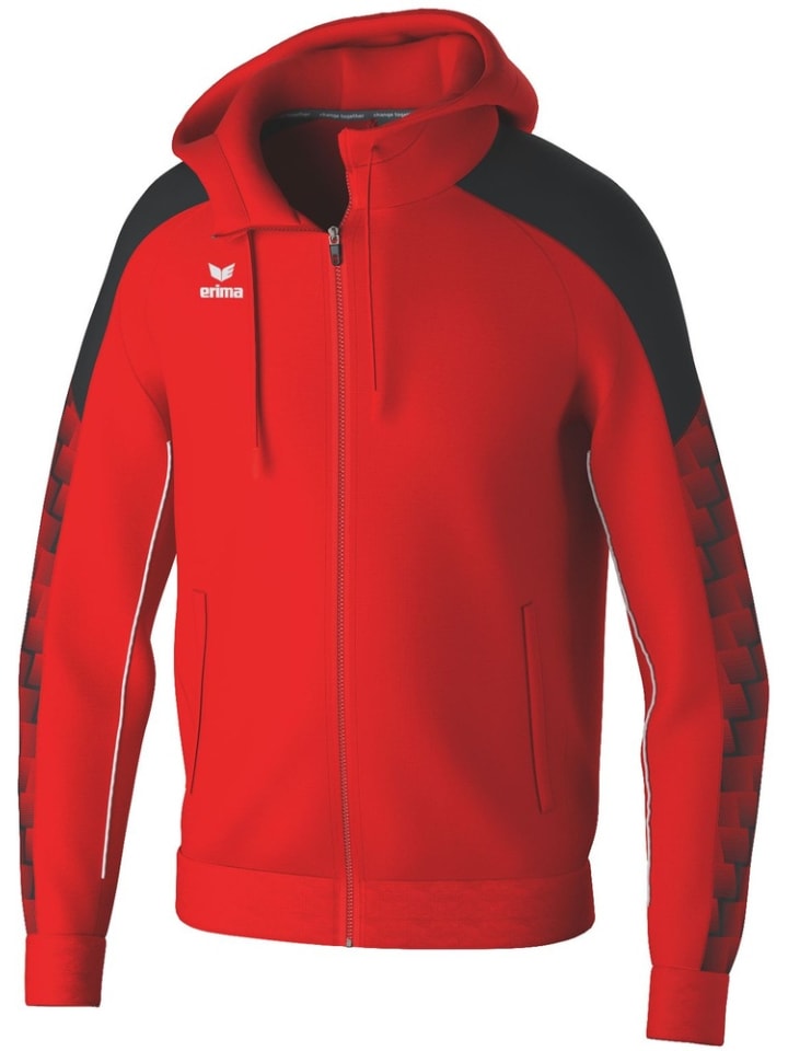 Детская тренировочная куртка "Evo Star Training Jacket with Hood" красного цвета erima
Детская тренировочная куртка "Evo Star Training Jacket with Hood" красного цвета erima