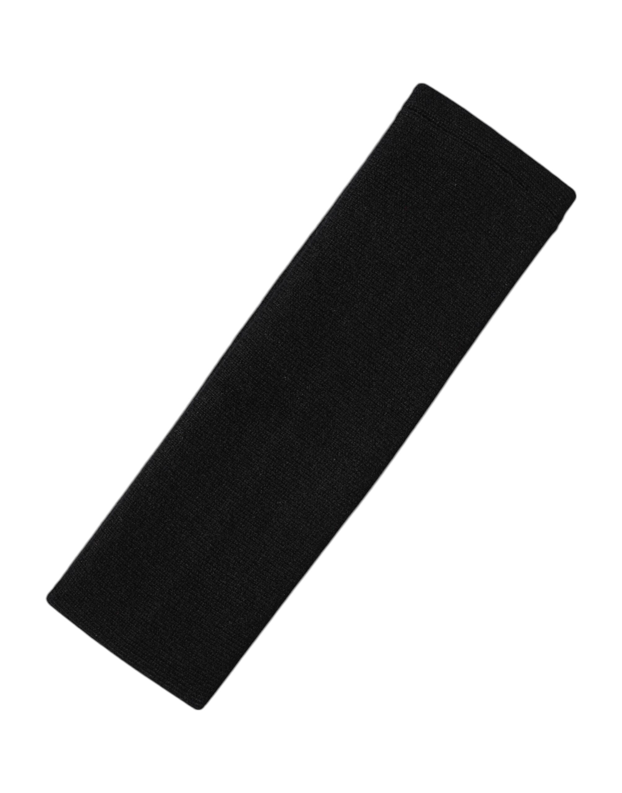 Черная кашемировая вязаная женская шапка-повязка на голову Dolce & Gabbana
Черная кашемировая вязаная женская шапка-повязка на голову Dolce & Gabbana