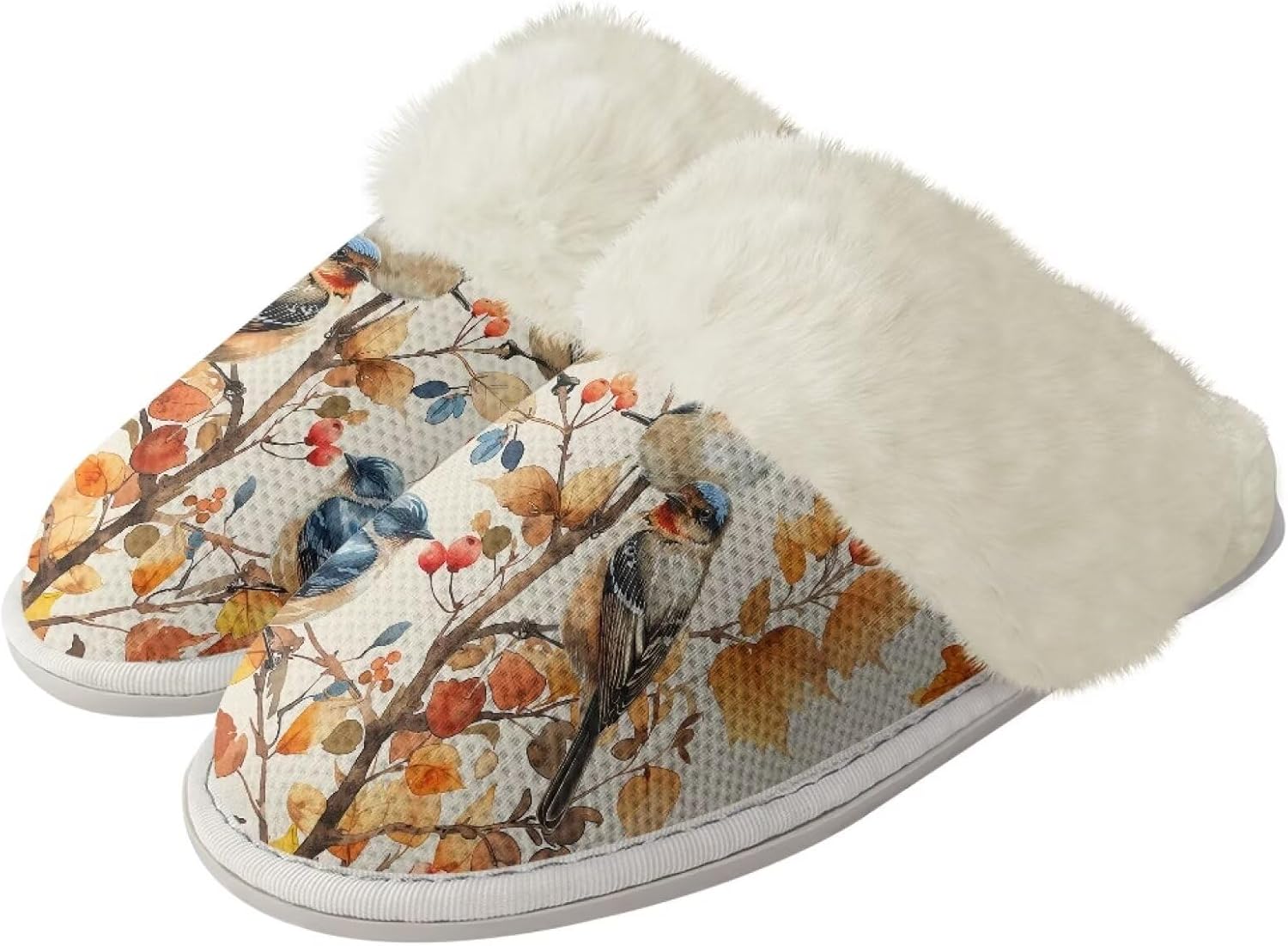 Мягкие домашние тапочки для мужчин и женщин, зимние теплые хлопковые домашние тапочки, бесшумные, моющиеся, с нескользящей резиновой подошвой Watdotory, Bird Tree Leaf
Мягкие домашние тапочки для мужчин и женщин, зимние теплые хлопковые домашние тапочки, бесшумные, моющиеся, с нескользящей резиновой подошвой Watdotory, Bird Tree Leaf