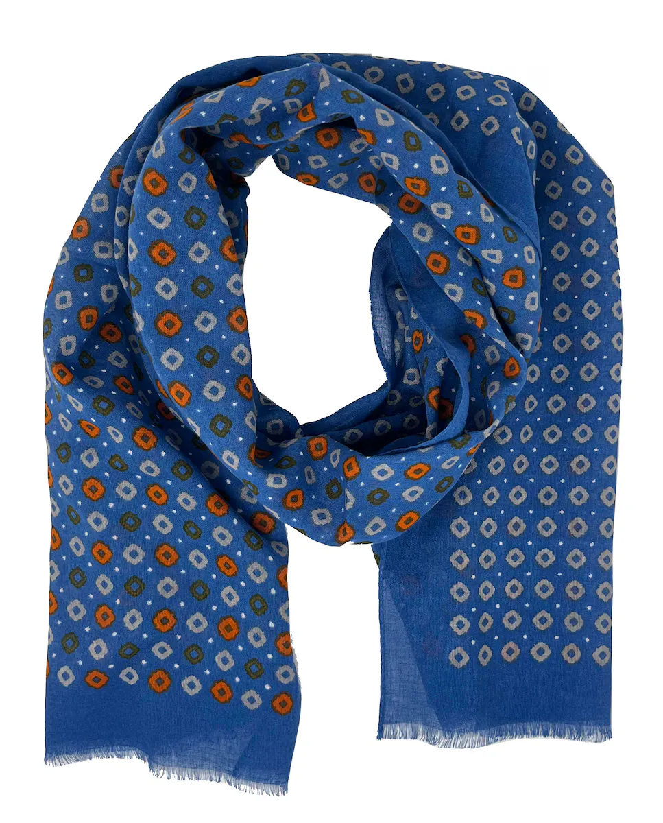 Синий хлопковый шарф Pertegaz, индиго
Синий хлопковый шарф Pertegaz, индиго