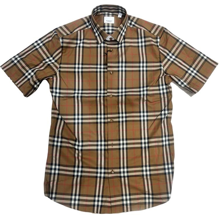 Burberry Мужская рубашка коричневого цвета
Burberry Мужская рубашка коричневого цвета
