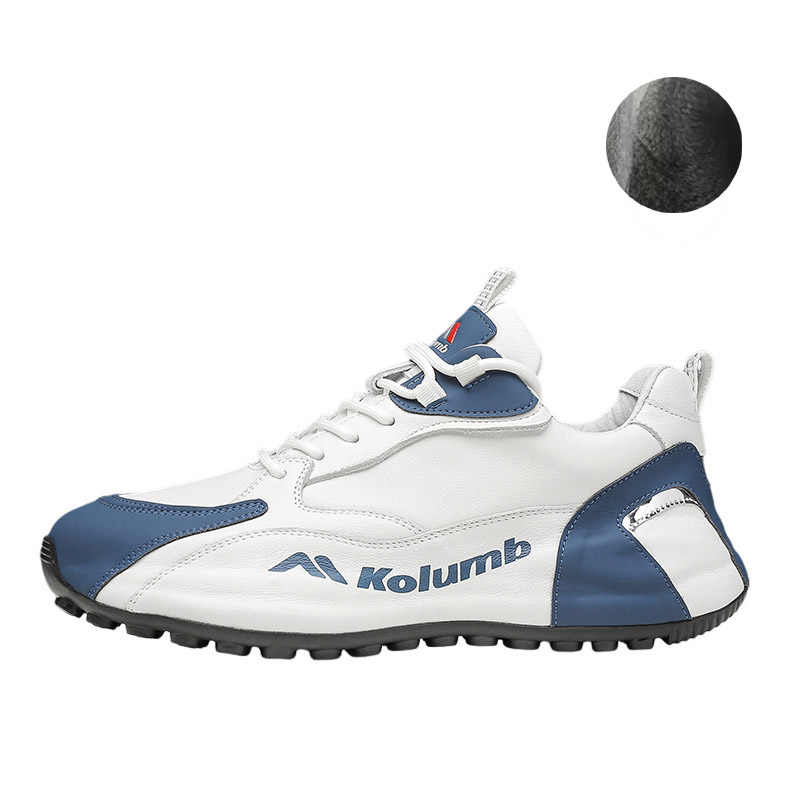 Мужские повседневные низкие кроссовки с термостойкостью и износостойкостью Kolumb, White With Blue Fleece Lining
Мужские повседневные низкие кроссовки с термостойкостью и износостойкостью Kolumb, White With Blue Fleece Lining