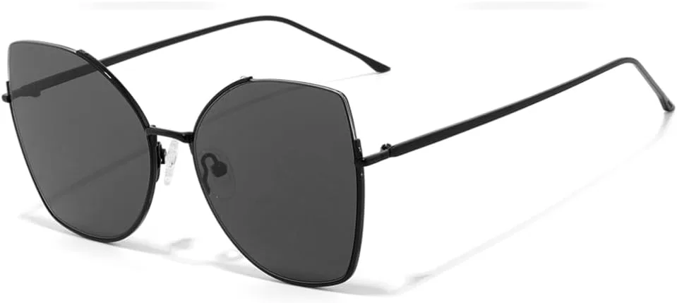 Крупные солнцезащитные очки с градиентным переходом цвета для женщин, поляризованные, в винтажной оправе, защита от УФ-излучения UV400 TOIPASTN, C2 Black Grey
Крупные солнцезащитные очки с градиентным переходом цвета для женщин, поляризованные, в винтажной оправе, защита от УФ-излучения UV400 TOIPASTN, C2 Black Grey